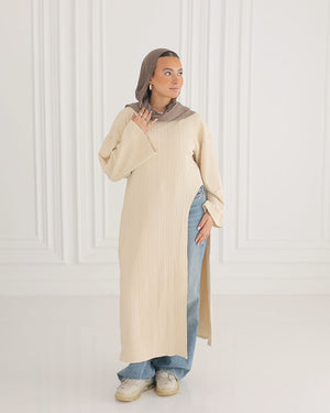 winter V blouse image