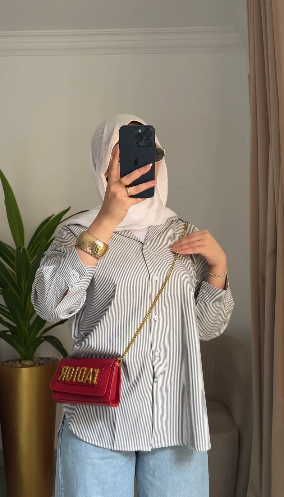 striped chemise image