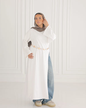 winter V blouse image